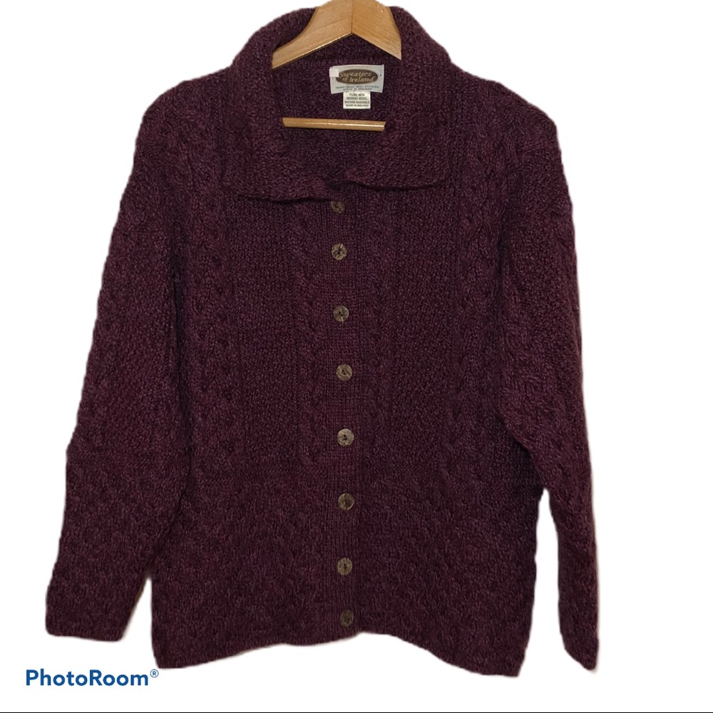 Sweaters of Ireland Merino Wool Aran Irish